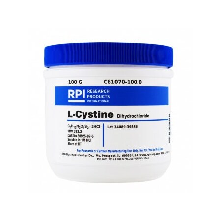 Rpi L-Cystine, Dihydrochloride, 100 G C81070-100.0